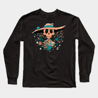 Summer Skeleton (Male) Long Sleeve T-Shirt